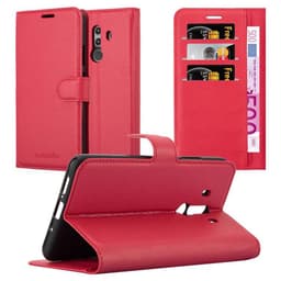 Huawei MATE 10 PRO Suojakuori Lompakkokotelo (Punainen)
