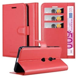 Sony Xperia XZ3 Plånboksfodral Skal (Röd)