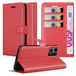 Realme 7 5G lommebokdeksel Deksel Etui (rød)