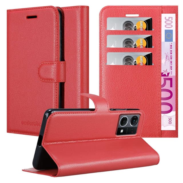Realme 7 5G Pungetui Cover Case (Rød)