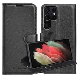 Samsung Galaxy S21 ULTRA Plånboksfodral Skal (Svart)