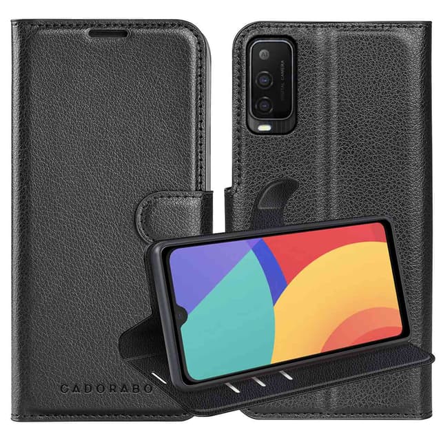 RonRun Cover Con Portafoglio Per Alcatel 1S 2021 / 3L 2021 – Fodero In PU Con Farfalla 3D Viola