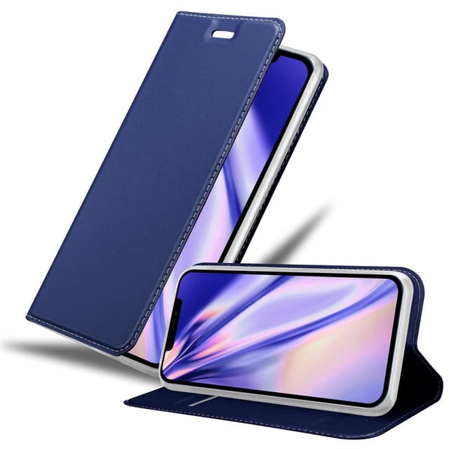 iPhone 12 PRO MAX Suojakuori Lompakkokotelo (Sininen)