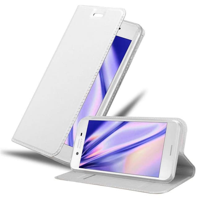 Sony Xperia X Pungetui Cover Etui (Sølv)