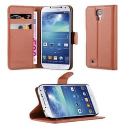 Samsung Galaxy S4 Suojakuori Lompakkokotelo (Ruskea)