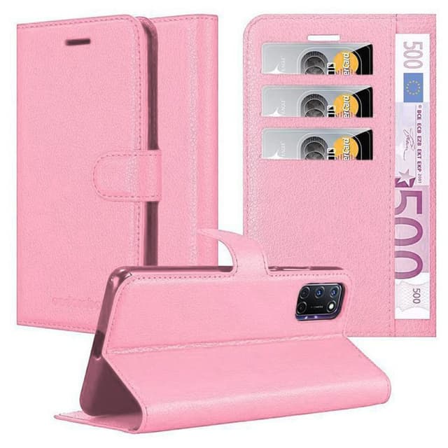 Oppo A72 Pungetui Cover Case (Lyserød)