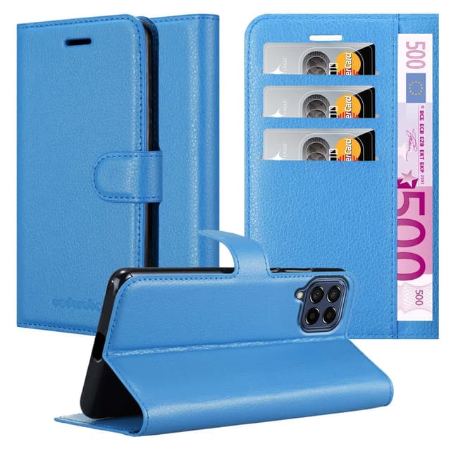 Samsung Galaxy M53 5G Pungetui Cover Case (Blå)