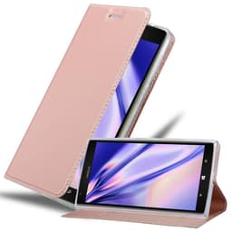 Nokia Lumia 1520 lommebokdeksel etui (rosa)