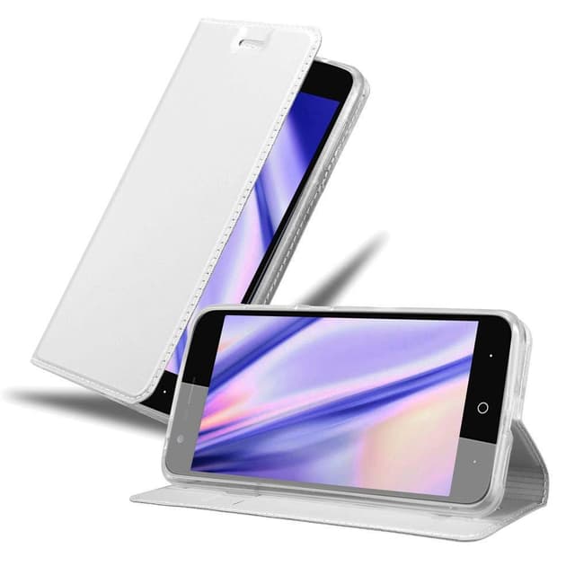 ZTE Blade V8 lommebokdeksel etui (sølv)