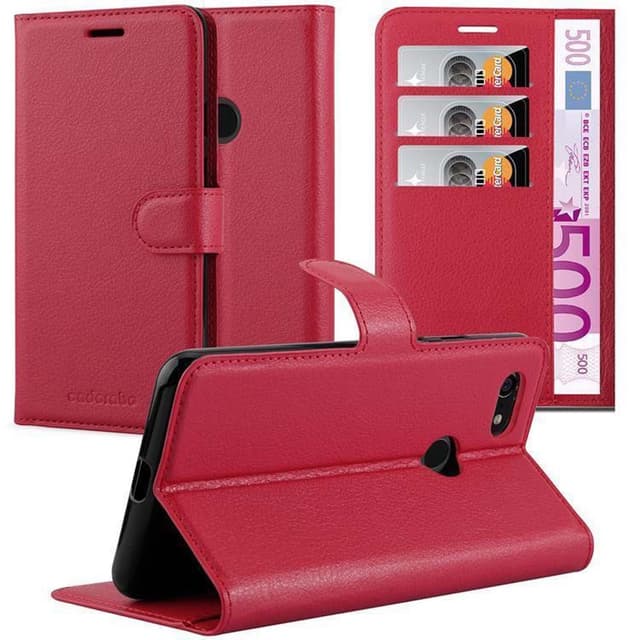 Google PIXEL 3 Deksel Etui Case (rød)