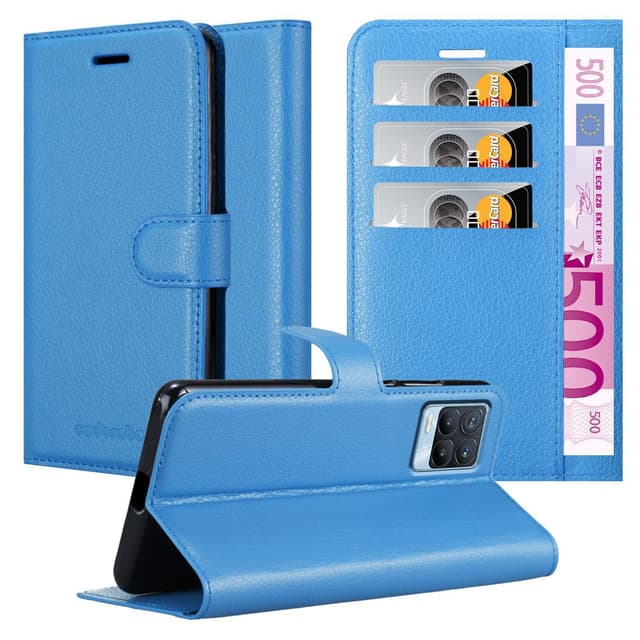 Realme 8 4G / 8 PRO Pungetui Cover Case (Blå)
