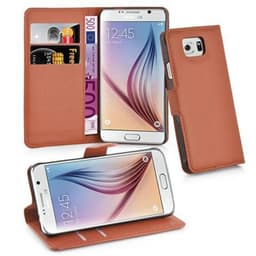 Samsung Galaxy S6 Plånboksfodral Skal (Brun)