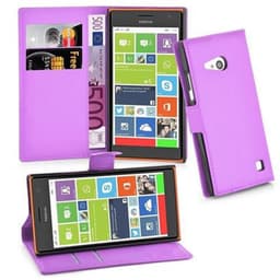 Nokia Lumia 730 lommebokdeksel Deksel Etui (lilla)