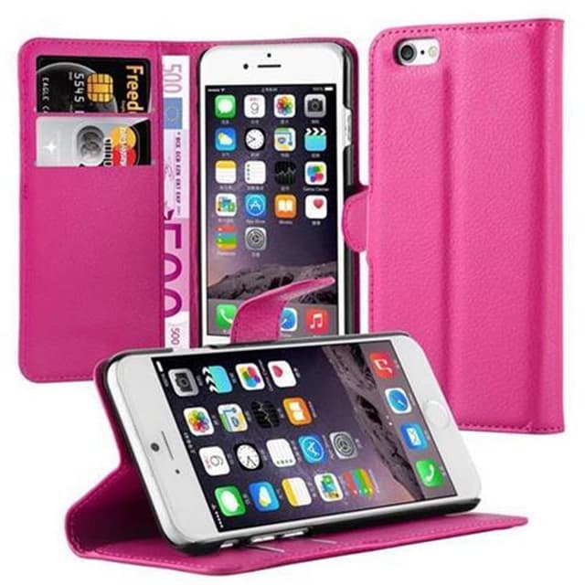 iPhone 6 / 6S Plånboksfodral Skal (Rosa)