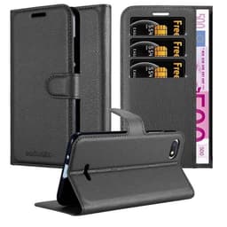 Xiaomi RedMi 6A lommebokdeksel Deksel Etui (svart)