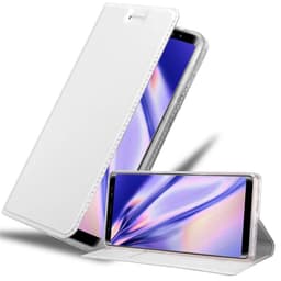 Samsung Galaxy NOTE 8 lommebokdeksel deksel etui (sølv)