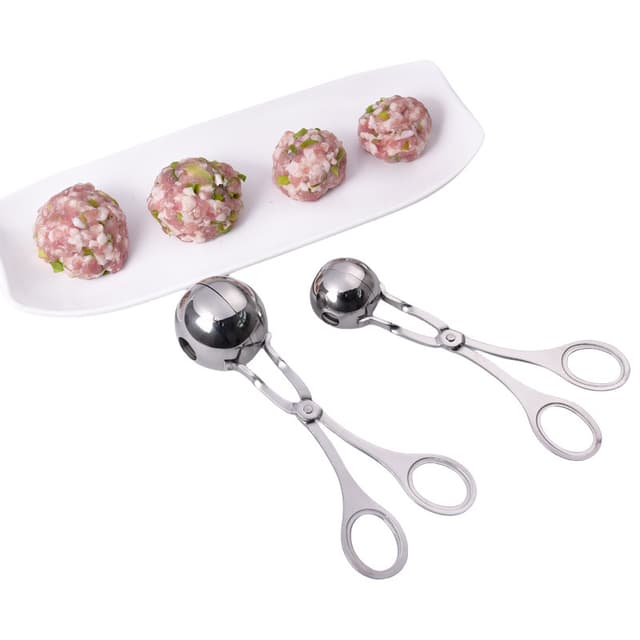 Köttbulltång / skopa för köttbullar, 2-pack med 2 storlekar