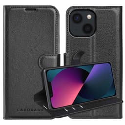 iPhone 13 MINI Suojakuori Lompakkokotelo (Musta)