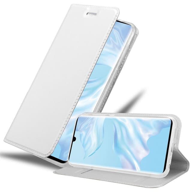 Huawei P30 PRO Suojakuori Lompakkokotelo (Hopea)