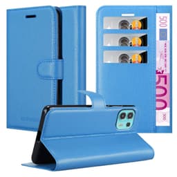Motorola EDGE 20 LITE / FUSION Deksel Etui Case (blå)