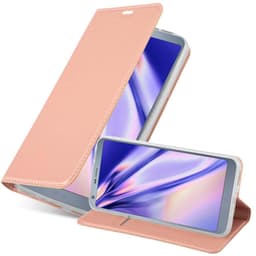 LG G6 Suojakuori Lompakkokotelo (Vaaleanpunainen)
