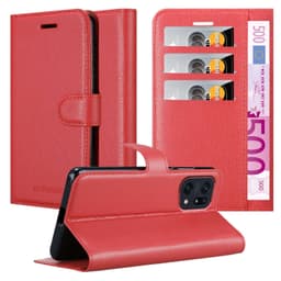 Oppo FIND X5 PRO lommebokdeksel Deksel Etui (rød)