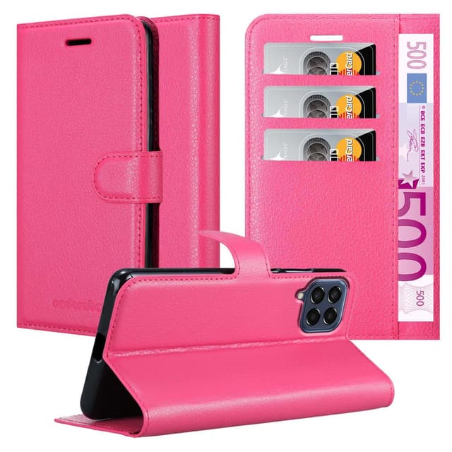 Samsung Galaxy M33 5G Plånboksfodral Skal (Rosa)