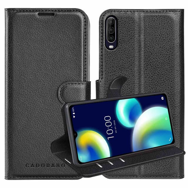 WIKO VIEW 4 LITE Suojakuori Lompakkokotelo (Musta)