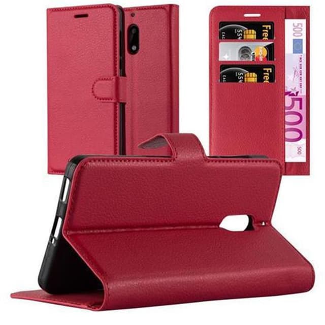 Nokia 6 2017 Pungetui Cover Case (Rød)
