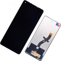 Skjerm med LCD-skjerm for Samsung Galaxy A21, Svart