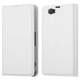 Sony Xperia Z1 COMPACT Cover Etui Case (Sølv)