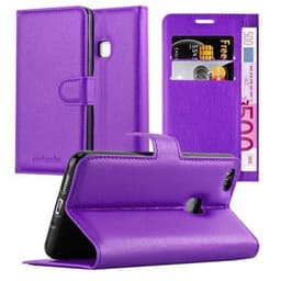 Huawei P10 LITE Suojakuori Lompakkokotelo (Violetti)