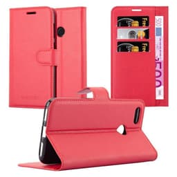 Huawei Enjoy 7 Pungetui Cover Case (Rød)