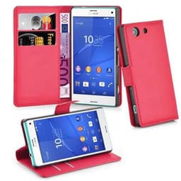 Sony Xperia Z3 COMPACT Deksel Etui Case (rød)