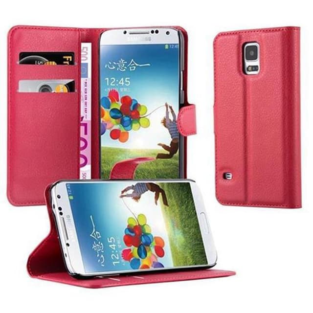 Samsung Galaxy S5 / S5 NEO Plånboksfodral Skal (Röd)