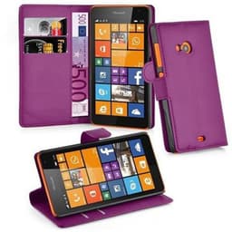 Nokia Lumia 535 Lompakkokotelo Suojakotelo (Violetti)