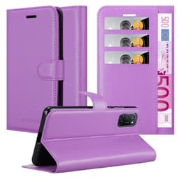 Oppo A92 lommebokdeksel Deksel Etui (lilla)