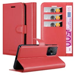 Xiaomi 11T / 11T PRO Plånboksfodral Skal (Röd)