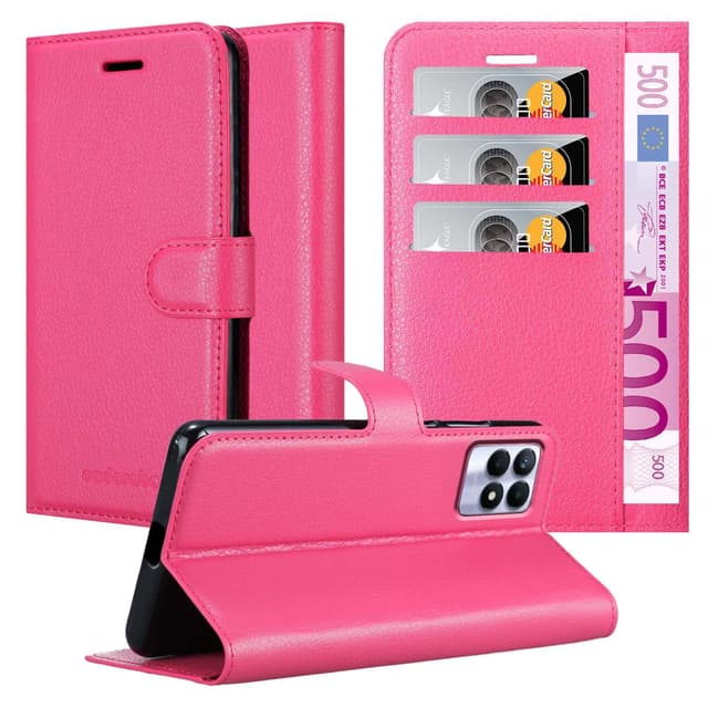 Realme 8i / Narzo 50 4G Pungetui Cover Case (Lyserød)