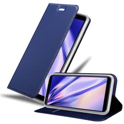 Samsung Galaxy A7 2018 lommebokdeksel deksel etui (blå)