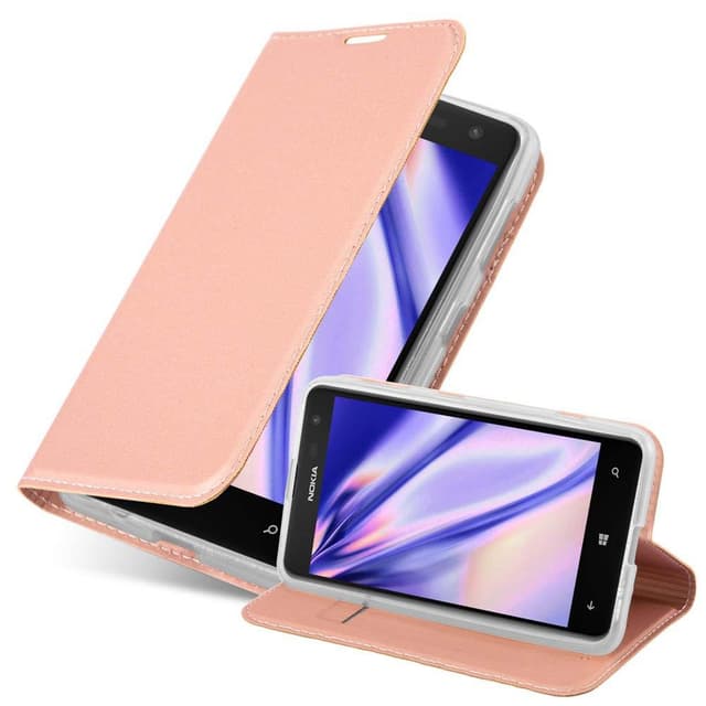 Nokia Lumia 625 Cover Etui Case (Lyserød)