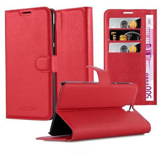 HTC ONE E9 PLUS Deksel Etui Case (rød)