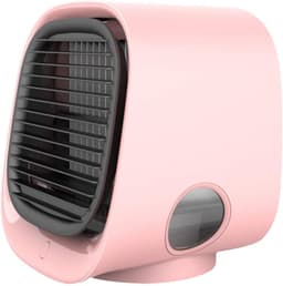 Luftkylare 4-i-1 fläkt/luftfuktare/luftrenare med LED Rosa