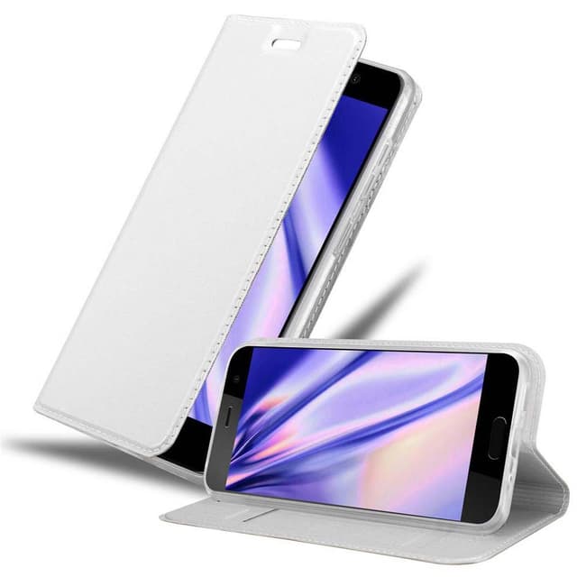 HTC U PLAY Cover Etui Case (Sølv)