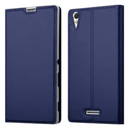 Sony Xperia T3 Pungetui Cover Etui (Blå)