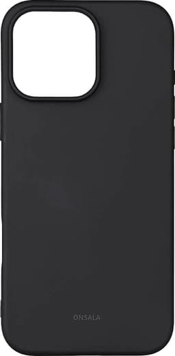 Onsala iPhone 16 Pro Max silikondeksel (sort)