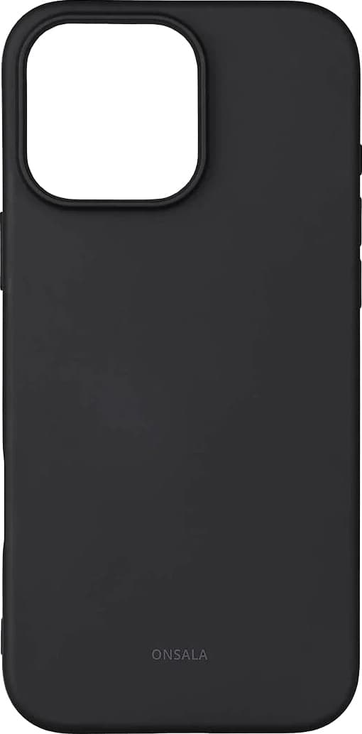 Onsala iPhone 16 Pro Max silikondeksel (sort)