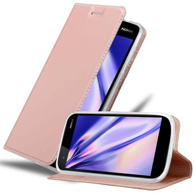 MaiJin Cover Per Nokia 1 (2018) 4.5'' - 2 In 1 Ibrida Antiurto Con Cavalletto - TPU + PC - Protezione Doppio Strato (Blu)