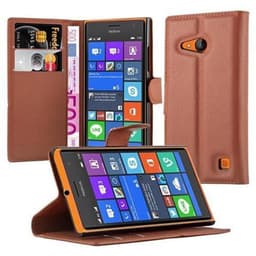 Nokia Lumia 730 Pungetui Cover Case (Brun)
