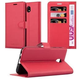 Samsung Galaxy J7 2017 Plånboksfodral Skal (Röd)